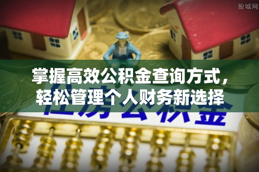 越西掌握高效公积金查询方式，轻松管理个人财务新选择